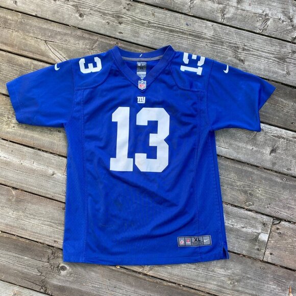 Nike NFL Odell Beckham Jr Football Jersey XL 18/20 Blue - Picture 3 of 7